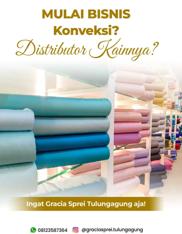 <p>Kami menyediakan beragam jenis kain berkualitas